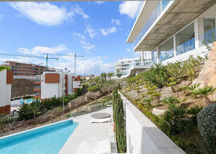 アパート Wintowinrentals Exclusive Sea View With Terrace, Pool And Parking フエンヒロラ