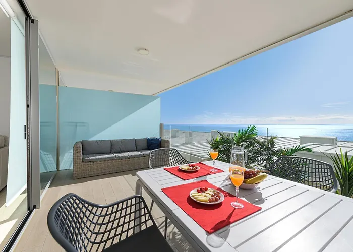 Wintowinrentals Exclusive Sea View With Terrace, Pool And Parking フエンヒロラ