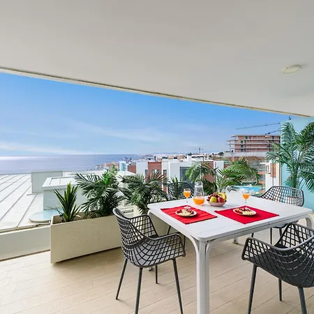 Wintowinrentals Exclusive Sea View With Terrace, Pool And Parking