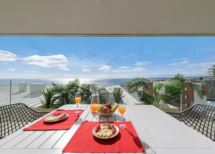 Wintowinrentals Exclusive Sea View With Terrace, Pool And Parking * Fuengirola