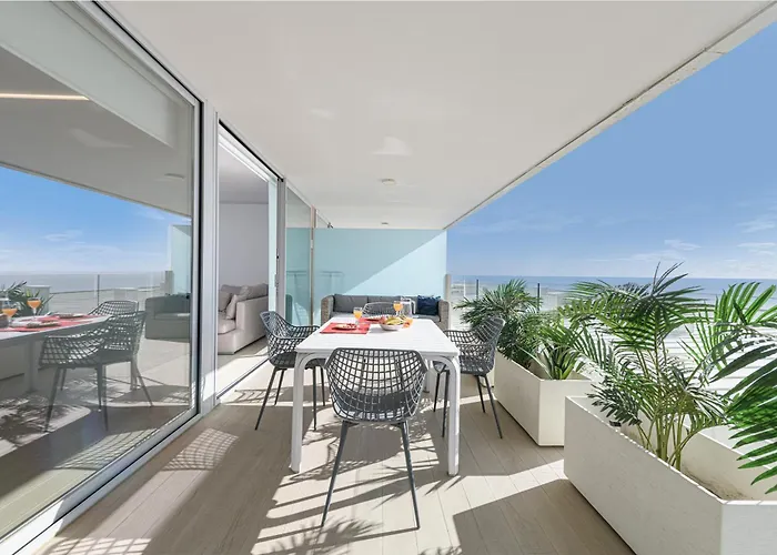 Lägenhet Wintowinrentals Exclusive Sea View With Terrace, Pool And Parking Fuengirola